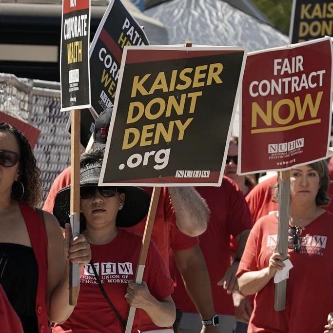 Health care workers picket outside US hospitals in multiple states, kicking off 3-day strike
